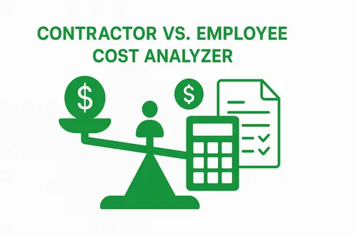 Contractor vs. Employee Cost Analyzer