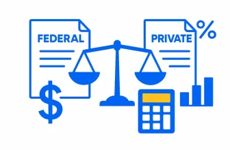 Private Student Loan versus Federal Loan Calculator